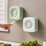 Maxbell Wrap Dispenser Reusable Punch Free for Food Wrap Green
