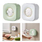 Maxbell Wrap Dispenser Reusable Punch Free for Food Wrap Green