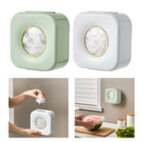 Maxbell Wrap Dispenser Reusable Punch Free for Food Wrap Green