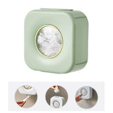 Maxbell Wrap Dispenser Reusable Punch Free for Food Wrap Green