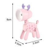 Maxbell Nursery Night Light Bedside Lamp Cartoon for Tabletop Adults Home Decoration Pink