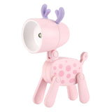 Maxbell Nursery Night Light Bedside Lamp Cartoon for Tabletop Adults Home Decoration Pink