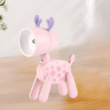Maxbell Nursery Night Light Bedside Lamp Cartoon for Tabletop Adults Home Decoration Pink