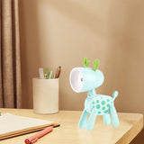 Maxbell Nursery Night Light Bedside Lamp Cartoon for Tabletop Adults Home Decoration Green