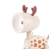 Maxbell Nursery Night Light Bedside Lamp Cartoon for Tabletop Adults Home Decoration Beige