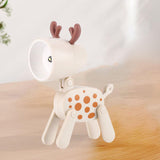 Maxbell Nursery Night Light Bedside Lamp Cartoon for Tabletop Adults Home Decoration Beige