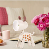 Maxbell Nursery Night Light Bedside Lamp Cartoon for Tabletop Adults Home Decoration Beige