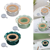 Maxbell Teapot Warmer Buffet Server Warmer for Glass Teapots Coffee and Milk Hiking white