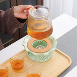 Maxbell Teapot Warmer Buffet Server Warmer for Glass Teapots Coffee and Milk Hiking light green