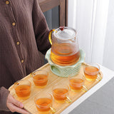 Maxbell Teapot Warmer Buffet Server Warmer for Glass Teapots Coffee and Milk Hiking light green