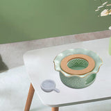 Maxbell Teapot Warmer Buffet Server Warmer for Glass Teapots Coffee and Milk Hiking light green