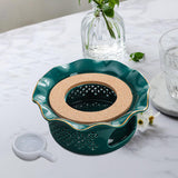 Maxbell Teapot Warmer Buffet Server Warmer for Glass Teapots Coffee and Milk Hiking dark green