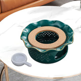 Maxbell Teapot Warmer Buffet Server Warmer for Glass Teapots Coffee and Milk Hiking dark green