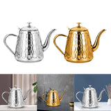 Maxbell Tea Kettle Fast Heating Coffee Brewer Pot Tea Warmer for Induction Electric Argent