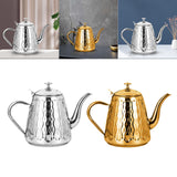Maxbell Tea Kettle Fast Heating Coffee Brewer Pot Tea Warmer for Induction Electric Argent