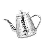 Maxbell Tea Kettle Fast Heating Coffee Brewer Pot Tea Warmer for Induction Electric Argent