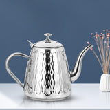 Maxbell Tea Kettle Fast Heating Coffee Brewer Pot Tea Warmer for Induction Electric Argent