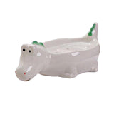 Maxbell Ceramic Soap Dish Soap Box Soap Tray Soap Holder for Toilet Hotel Decoration Dinosaur