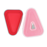 Maxbell Leftover Pizza Storage Container with 5 Microwavable Serving Trays Organizer Orange