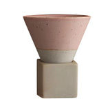 Maxbell Creative Coffee Mug Pottery Mug 150ml Mug for Restaurant Household Office Pink