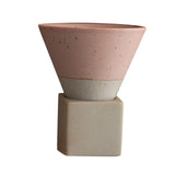 Maxbell Creative Coffee Mug Pottery Mug 150ml Mug for Restaurant Household Office Pink