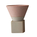 Maxbell Creative Coffee Mug Pottery Mug 150ml Mug for Restaurant Household Office Pink