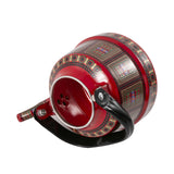 Maxbell Ancient Bell Pot Kettle with Lid Boiling Chinese for Household Hotel Red