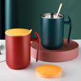 Maxbell Vacuum Coffee Tumbler Thermal Coffee Mug Stainless Steel Mug for Travel Green