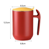 Maxbell Vacuum Coffee Tumbler Thermal Coffee Mug Stainless Steel Mug for Travel Red