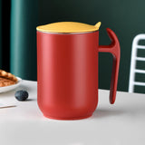 Maxbell Vacuum Coffee Tumbler Thermal Coffee Mug Stainless Steel Mug for Travel Red