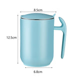 Maxbell Vacuum Coffee Tumbler Thermal Coffee Mug Stainless Steel Mug for Travel Blue