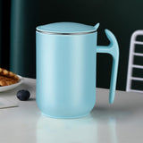 Maxbell Vacuum Coffee Tumbler Thermal Coffee Mug Stainless Steel Mug for Travel Blue