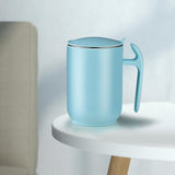 Maxbell Vacuum Coffee Tumbler Thermal Coffee Mug Stainless Steel Mug for Travel Blue