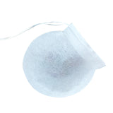 Maxbell 100x Tea Filter Bags Drawstring Kitchen Spice Seasoning Filter Package White