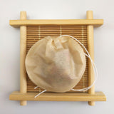 Maxbell 100x Tea Filter Bags Drawstring Kitchen Spice Seasoning Filter Package Unbleached