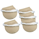 Maxbell 100x Tea Filter Bags Drawstring Kitchen Spice Seasoning Filter Package Unbleached