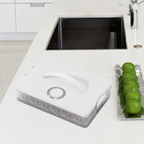 Maxbell 24Grid Egg Storage Container Fridge Egg Tray Egg Box for Pantry Shelf Drawer White