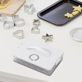 Maxbell 24Grid Egg Storage Container Fridge Egg Tray Egg Box for Pantry Shelf Drawer White