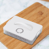 Maxbell 24Grid Egg Storage Container Fridge Egg Tray Egg Box for Pantry Shelf Drawer White