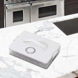 Maxbell 24Grid Egg Storage Container Fridge Egg Tray Egg Box for Pantry Shelf Drawer White