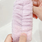 Maxbell Absorbent Wrist Wash Band Towel Portable for Skincare Bridal Party SPA White