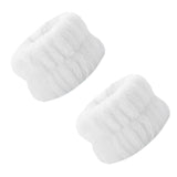 Maxbell Absorbent Wrist Wash Band Towel Portable for Skincare Bridal Party SPA White