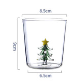 Maxbell Glass Coffee Mug Drinkware Espresso Cups Milk Mug for Coffee Style A