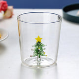 Maxbell Glass Coffee Mug Drinkware Espresso Cups Milk Mug for Coffee Style A