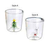 Maxbell Glass Coffee Mug Drinkware Espresso Cups Milk Mug for Coffee Style A