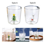 Maxbell Glass Coffee Mug Drinkware Espresso Cups Milk Mug for Coffee Style A