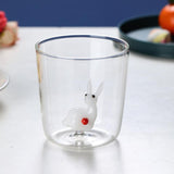 Maxbell Glass Coffee Mug Drinkware Espresso Cups Milk Mug for Coffee Style B