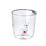 Maxbell Glass Coffee Mug Drinkware Espresso Cups Milk Mug for Coffee Style B
