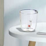 Maxbell Glass Coffee Mug Drinkware Espresso Cups Milk Mug for Coffee Style B