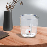 Maxbell Glass Coffee Mug Drinkware Espresso Cups Milk Mug for Coffee Style B